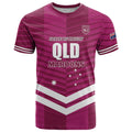 QLD Maroons Rugby Custom T Shirt 2026 State of Origin