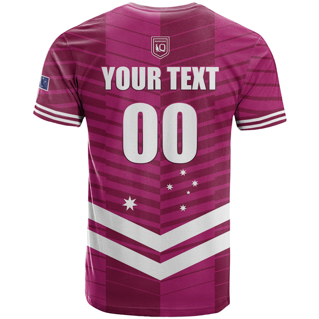 QLD Maroons Rugby Custom T Shirt 2026 State of Origin