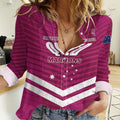 QLD Maroons Rugby Custom Women Casual Shirt 2026 State of Origin