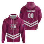 QLD Maroons Rugby Custom Zip Hoodie 2026 State of Origin