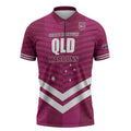 QLD Maroons Rugby Custom Zipper Polo Shirt 2026 State of Origin