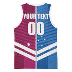 NSW Blues and QLD Maroons Rugby Custom Basketball Jersey 2026 State of Origin