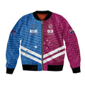 NSW Blues and QLD Maroons Rugby Custom Bomber Jacket 2026 State of Origin
