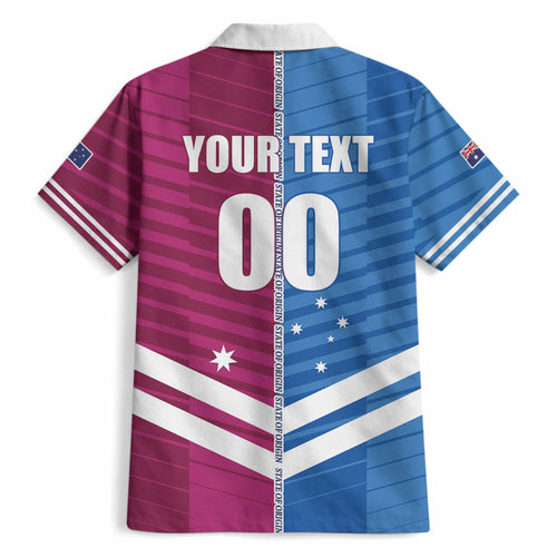 NSW Blues and QLD Maroons Rugby Custom Hawaiian Shirt 2026 State of Origin