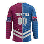 NSW Blues and QLD Maroons Rugby Custom Hockey Jersey 2026 State of Origin