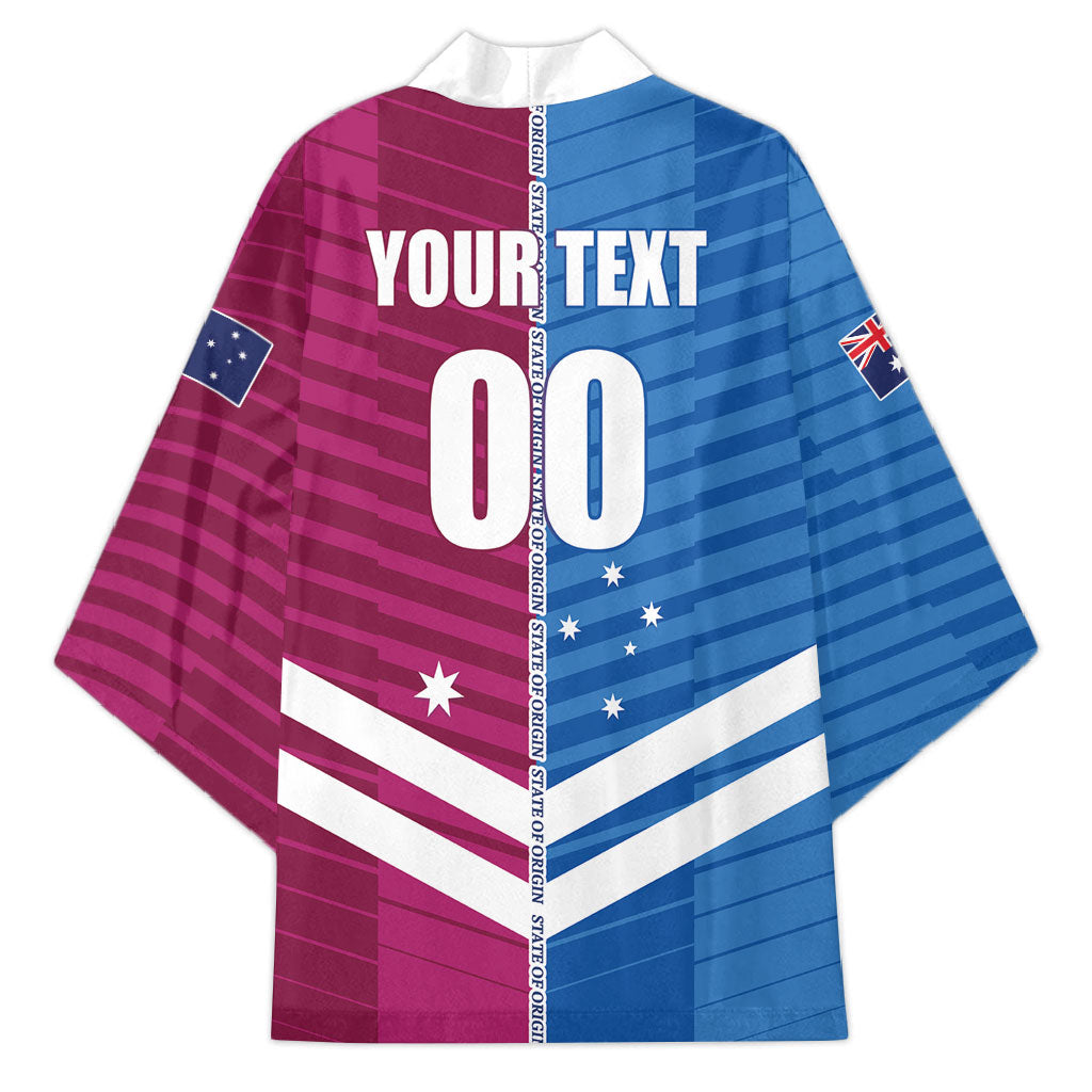 NSW Blues and QLD Maroons Rugby Custom Kimono 2026 State of Origin