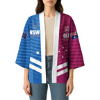 NSW Blues and QLD Maroons Rugby Custom Kimono 2026 State of Origin