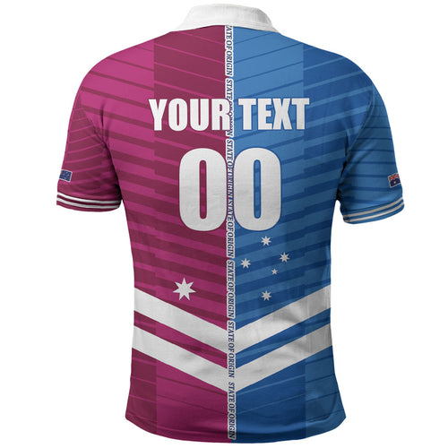 NSW Blues and QLD Maroons Rugby Custom Polo Shirt 2026 State of Origin