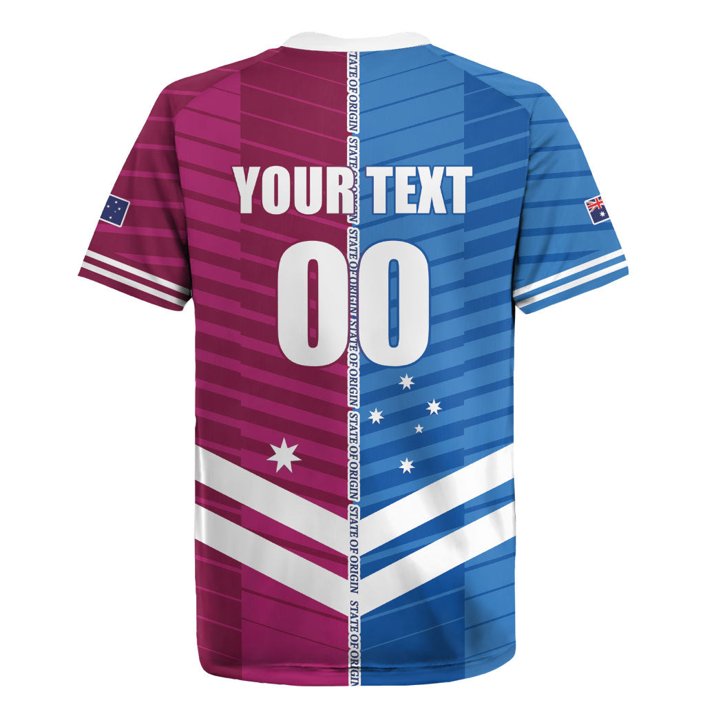 NSW Blues and QLD Maroons Rugby Custom Rugby Jersey 2026 State of Origin