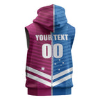 NSW Blues and QLD Maroons Rugby Custom Sleeveless Hoodie 2026 State of Origin