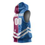 NSW Blues and QLD Maroons Rugby Custom Sleeveless Hoodie 2026 State of Origin