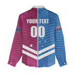 NSW Blues and QLD Maroons Rugby Custom Women Casual Shirt 2026 State of Origin