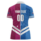 NSW Blues and QLD Maroons Rugby Custom Women Polo Shirt 2026 State of Origin
