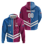 NSW Blues and QLD Maroons Rugby Custom Zip Hoodie 2026 State of Origin