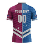 NSW Blues and QLD Maroons Rugby Custom Zipper Polo Shirt 2026 State of Origin