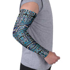 Maori Matariki Arm Sleeves Blue Galaxy Aesthetic Koru Art