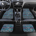 Maori Matariki Car Mats Blue Galaxy Aesthetic Koru Art