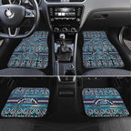 Maori Matariki Car Mats Blue Galaxy Aesthetic Koru Art