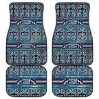 Maori Matariki Car Mats Blue Galaxy Aesthetic Koru Art