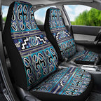 Maori Matariki Car Seat Cover Blue Galaxy Aesthetic Koru Art