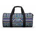 Maori Matariki Duffle Bag Blue Galaxy Aesthetic Koru Art