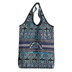 Maori Matariki Grocery Bag Blue Galaxy Aesthetic Koru Art