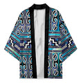 Maori Matariki Kimono Blue Galaxy Aesthetic Koru Art