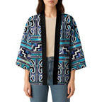 Maori Matariki Kimono Blue Galaxy Aesthetic Koru Art