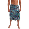 Maori Matariki Lavalava Blue Galaxy Aesthetic Koru Art