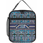 Maori Matariki Lunch Bag Blue Galaxy Aesthetic Koru Art