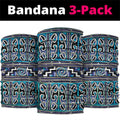 Maori Matariki Neck Gaiter Blue Galaxy Aesthetic Koru Art