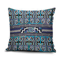Maori Matariki Pillow Cover Blue Galaxy Aesthetic Koru Art