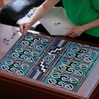 Maori Matariki Puzzle Blue Galaxy Aesthetic Koru Art