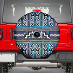 Maori Matariki Spare Tire Cover Blue Galaxy Aesthetic Koru Art