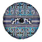Maori Matariki Spare Tire Cover Blue Galaxy Aesthetic Koru Art