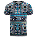 Maori Matariki T Shirt Blue Galaxy Aesthetic Koru Art