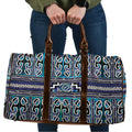 Maori Matariki Travel Bag Blue Galaxy Aesthetic Koru Art