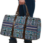 Maori Matariki Travel Bag Blue Galaxy Aesthetic Koru Art