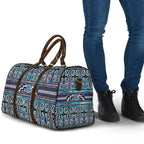Maori Matariki Travel Bag Blue Galaxy Aesthetic Koru Art