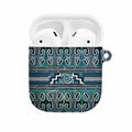Maori Matariki AirPods Case Green Galaxy Aesthetic Koru Art