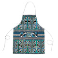 Maori Matariki Apron Green Galaxy Aesthetic Koru Art