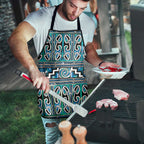 Maori Matariki Apron Green Galaxy Aesthetic Koru Art