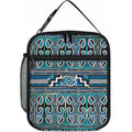 Maori Matariki Lunch Bag Green Galaxy Aesthetic Koru Art
