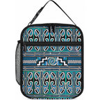 Maori Matariki Lunch Bag Green Galaxy Aesthetic Koru Art