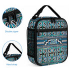 Maori Matariki Lunch Bag Green Galaxy Aesthetic Koru Art