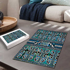 Maori Matariki Puzzle Green Galaxy Aesthetic Koru Art