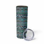Maori Matariki Skinny Tumbler Green Galaxy Aesthetic Koru Art