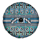 Maori Matariki Spare Tire Cover Green Galaxy Aesthetic Koru Art