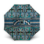 Maori Matariki Umbrella Green Galaxy Aesthetic Koru Art