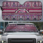 Maori Matariki Auto Sun Shade Pink Galaxy Aesthetic Koru Art